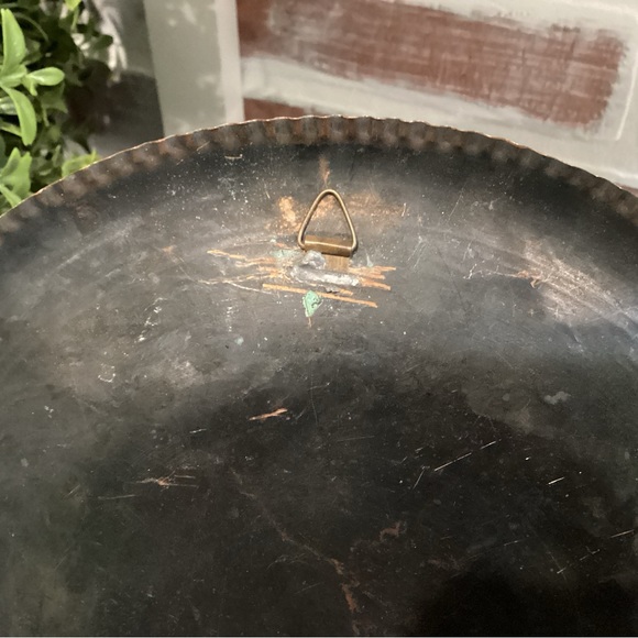 Vintage - Copper Handcrafted Decor Dish / Plate from Jordan 1978 - Picture 9 of 12